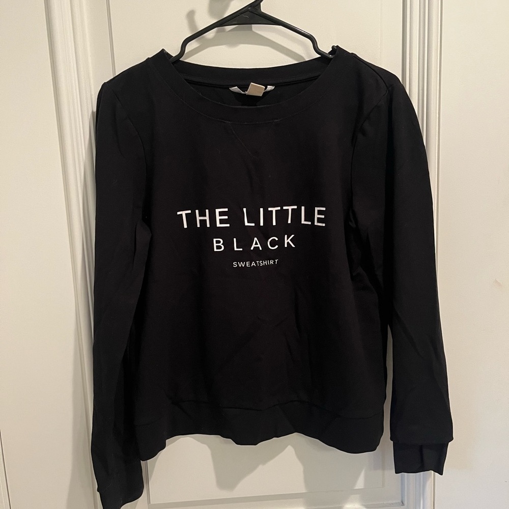 Banana republic “little black sweatshirt” crewneck